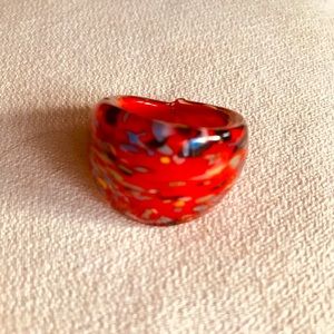 Fun Fashion Glass Ring